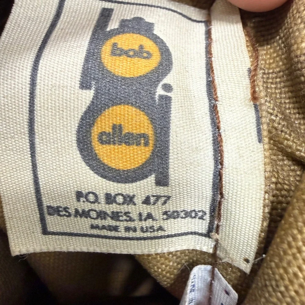 VTG Bob Allen Duck Camo Crossbody Shot Gun Shell Bag USA Canvas Hunting Pouch